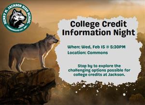 College Credit Info Night